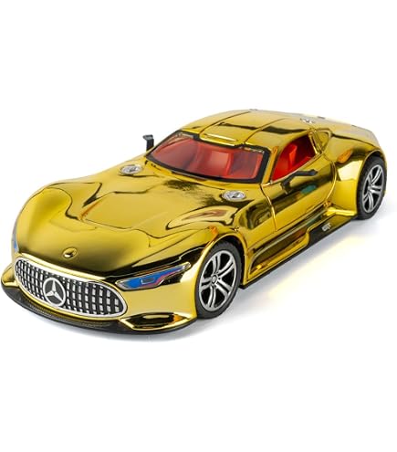 Amazon.com: Kinsmart Mercedes-Benz AMG GT, Yellow 5388D - 1/36
